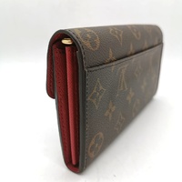 Louis Vuitton Sarah Wallet Monogram Coquelicot Lining with Dust Cover