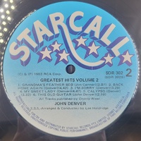 John Denver's Greatest Hits Volume 2 1983 Vinyl LP Record