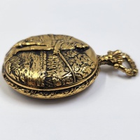 Le Cheminant 1822 Swiss 17J Incabloc Manual Wind Fisherman Pocket Watch