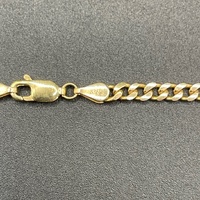 Unisex 9ct Yellow Gold Curb Link Necklace
