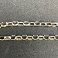 Ladies 925 Sterling Silver Belcher Link Bracelet