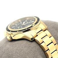 Chisel 5829304 Gold Tone Stainless Steel Chronograph 100m WR Watch