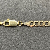 Unisex 9ct Yellow Gold Curb Link Necklace