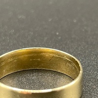 Unisex 9ct Yellow Gold Plain Wedding Band Ring