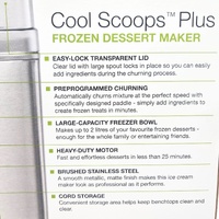 Cuisinart ICE-30BCA Cool Scoops Plus Frozen Dessert Maker