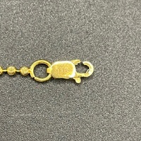 Ladies 22ct Yellow Gold Ball Bead Link Bracelet