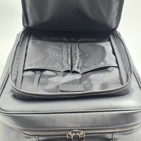 Monsac Atmosphere 44cm Backpack 3 Zip Laptop Travel Bag in Black