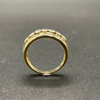 Ladies 9ct Yellow Gold Cubic Zirconia Ring