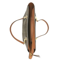 Calvin Klein Hailey Tote Bag H0GAJCR2 Brown Khaki Caramel Chain Zip