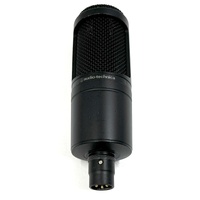 Audio-Technica AT2020 Cardioid Condenser Microphone - Professional Studio Mic Black
