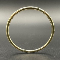 Ladies 9ct Yellow Gold Round Bangle