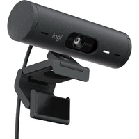 Logitech Brio 500 Full HD 1080p Webcam with HDR, Auto-Light Correction & Noise-Reducing Mics - Graphite