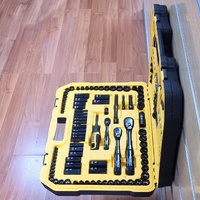 DeWalt DWMT45184-1 184pc Black Chrome Socket Set 1/4 3/8 1/2 Drive Metric SAE