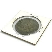 1939 Great Britain Half Crown Coin - King George VI - .500 Silver - Circulated Condition