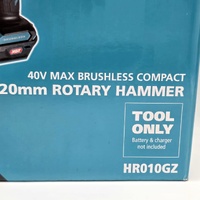 Makita HR010GZ 40V Max Brushless 20mm SDS Plus Rotary Hammer Skin Only