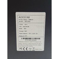 AOOSTAR WTR Pro Mini PC Intel N100 Intel UHD Graphics Grey