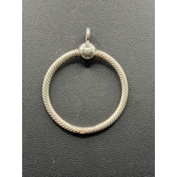 Ladies 925 Sterling Silver Pandora Moments O Pendant