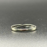 Ladies 9ct White Gold Diamond Band Ring