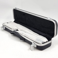 Huxley AFC-0125-F Student Flute with Hard Case - Silver Plated Concert Flute