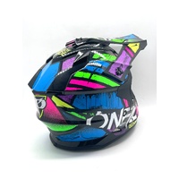 O'Neal Limited Edition 2SRS Glitch Multi Motocross MX Helmet Size M