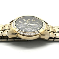 Seiko Le Grand Sport Solar Chronograph V172-0AN0 Black Gold Tone Watch