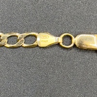 Unisex 9ct Yellow Gold Figaro Link Necklace