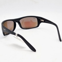 Maui Jim Peahi MJ 202-2M-SGH Matte Black Blue Hawaii Polarised Sunglasses