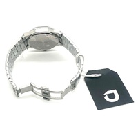 Uncle Jack Pioneer Steel Watch Unisex Silver Octagon Case Japan Quartz