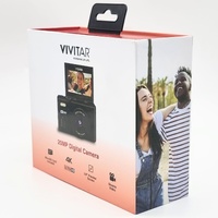Vivitar Flip Screen Digital Camera Black 20MP 4K Ultra HD