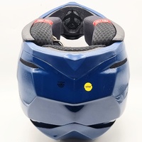 Bell Moto‑10 Spherical Strike Gloss Blue Motocross Helmet Size M