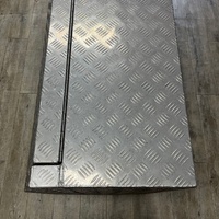 MW Ute Aluminium Tool Box Side Opening 1480mm Checker Plate with Key