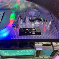 Signify EA0403/46486 Retro Jukebox Bluetooth CD USB FM LED Party Speaker