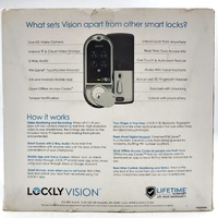 Lockly Vision Smart Lock + Video Doorbell Deadbolt Edition WiFi Fingerprint Keyless Entry