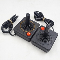 Atari 2600 Woody 4-Switch Console CX2600 PA With 2 Joysticks & Paddle Controllers