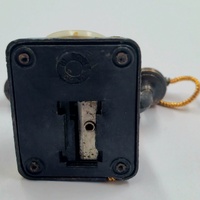 Vintage Rotary Telephone Metal Pencil Sharpener Antique Desk Collectible Office Decor