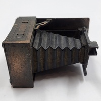 Antique Metal Pencil Sharpener Bellows Camera Vintage Style Desktop Collectible