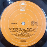 Meat Loaf – Bat Out of Hell 1977 Vinyl LP Record Classic Rock Album