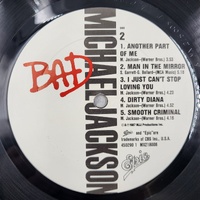 Michael Jackson – Bad 1987 Original Pressing Gatefold Vinyl LP Record | Vintage Pop Classic Album | Collectible 12" Vinyl