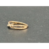 Ladies 10ct Rose Gold Diamond Ring