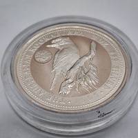 Perth Mint Australian Kookaburra Privy Marked 2oz Silver Coin Set 1994-1995