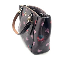Coach F11932 Mini Christie Carryall In Wildflower Print Coated Canvas Satchel