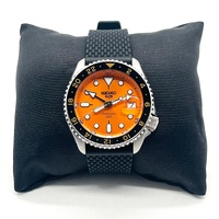 Seiko 5 Sports GMT 4R34-00A0 Automatic Orange Dial Mens Watch