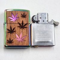 Zippo Woodchuck USA Leaf Design Windproof Lighter Collectible Pocket Lighter