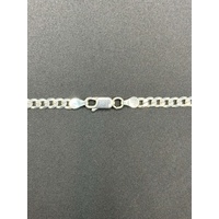 Unisex 925 Sterling Silver Curb Link Necklace