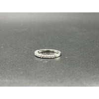 Ladies White Platinum Diamond Band Ring