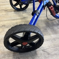 Clicgear Model 3.5+ Blue Foldable 3 Wheel Golf Push Cart Buggy