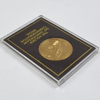 Franklin Mint Holden 50th Anniversary Commemorative Medal Slabbed Gold Gilded