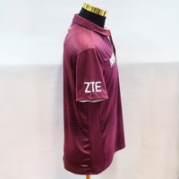 2017 Manly Warringah Sea Eagles NRL Media Polo Shirt ISC Maroon Size M Gym Sport