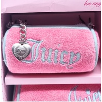 Juicy Couture Pink Lemonade Heritage 3pc Barrel Bag Gift Set Limited Edition