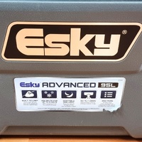 Esky Advanced 95L Chest Cooler Grey with Wheels and Handles Heavy Duty